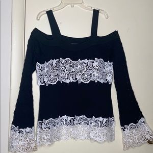 INC international concepts black blouse